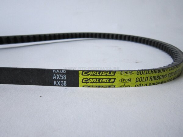 Carlisle AX58 Gold Ribbon™ Cogged Belt Side View