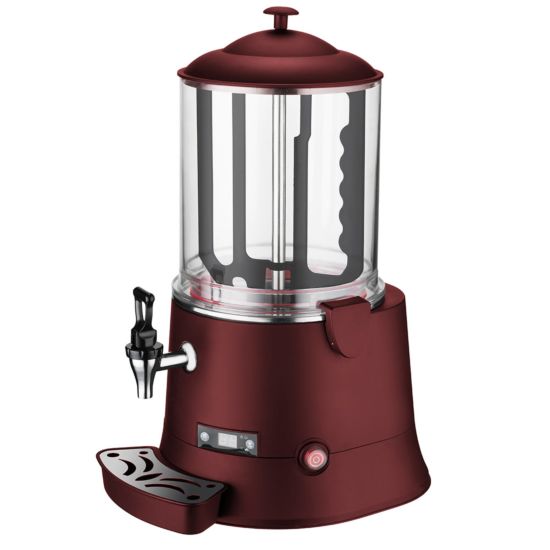 Coldline CHOCO10R 2.6 Gallon 10 Liter Hot Beverage / Hot Topping Dispenser - RED Side View
