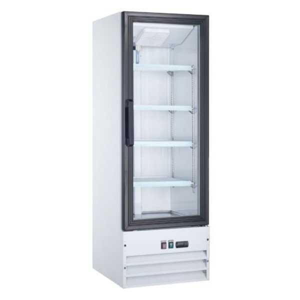 Coldline G10-W 21" Glass Door Merchandiser Refrigerator with LED Lighting Side View