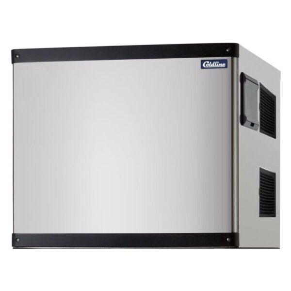 Coldline ICE550T-FA 30" 550 lb. Modular Ice Machine, HEAD ONLY, Air Cooled, Full Cube Side View
