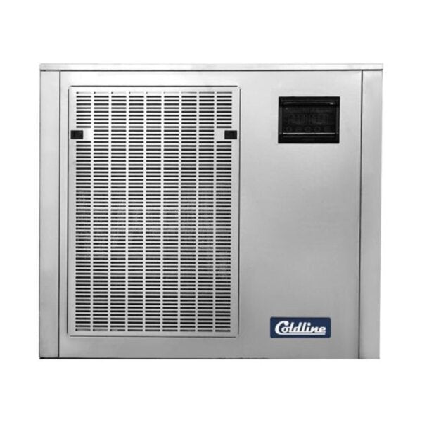 Coldline NU550-T 22" 550 lb. Modular Air Cooled Nugget Ice Machine, HEAD ONLY Side View