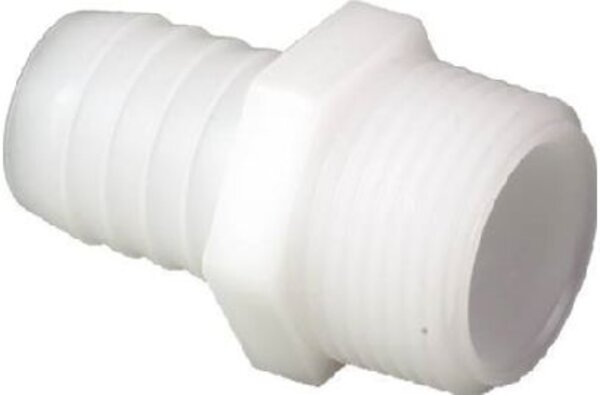 Diversitech 701-007 Nylon Condensate Fitting Adapter, 2 Pack Pack of 2 Side View