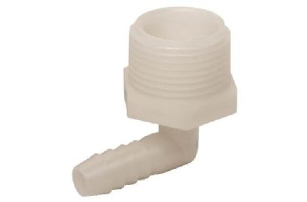 Diversitech 701-020 Nylon Condensate Fitting Elbow, 2 Pack Side View
