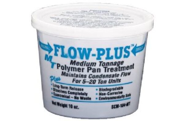 Diversitech FLOW-PLUS-10 10 oz. Tub Flow-Plus'" Condensate Pan Treatment Front View