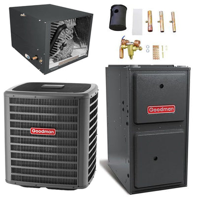 Goodman 2.5 Ton Cooling 14.5 SEER; 40k BTU Heating; 96% AFUE Gas Electric Air Conditioner System
