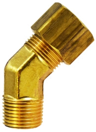  Brass Compression 45° Elbow