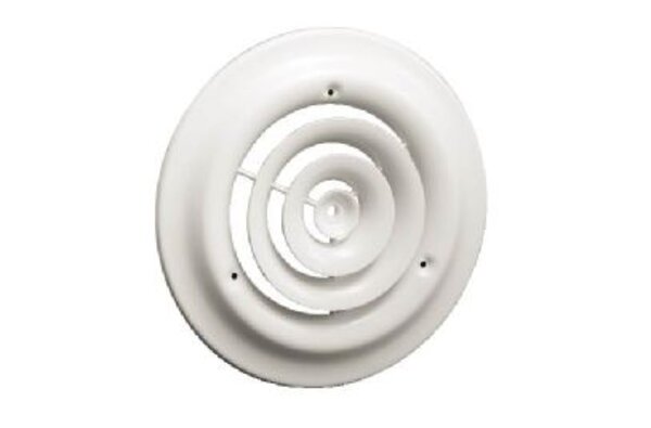 Hart & Cooley 012900 16 Round Ceiling Diffusers 08 W Side View