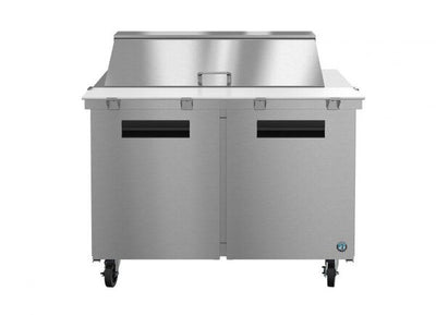 Hoshizaki 48” 2 Door Mega Top Stainless Steel Refrigerated Sandwich Prep Table Front View