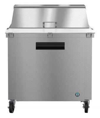 Hoshizaki36” 1 Drawer Mega Top Stainless Steel Refrigerated Sandwich Prep Table Front View