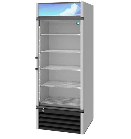 Hoshizaki Single Section Glass Door Refrigerated Merchandiser From The Right