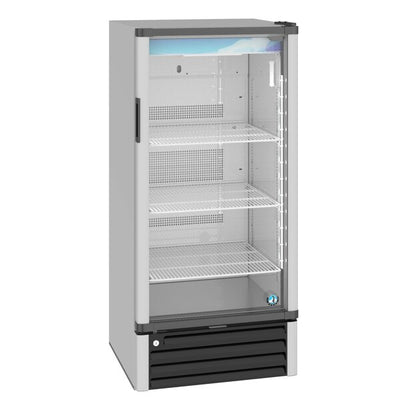 Hoshizaki Single Section Glass Door Refrigerated Merchandiser View From The Left