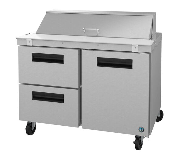 Hoshizaki 48” 1 Door 2 Drawer Stainless Steel Refrigerated Sandwich Prep Table