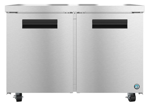 Hoshizaki 48" Refrigerator Two Section Undercounter Front View
