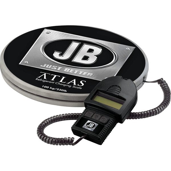 JB DS-20000S Atlas Wireless Refrigerant Scale Side View