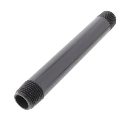 1/2" x 10" PVC Schedule 80 Threaded Nipple