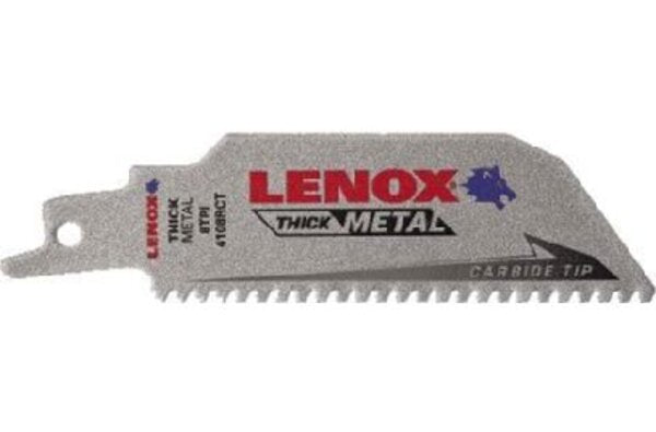 Lenox 2014220 Lazer CT™ Carbide Tipped Reciprocating Blade Front View