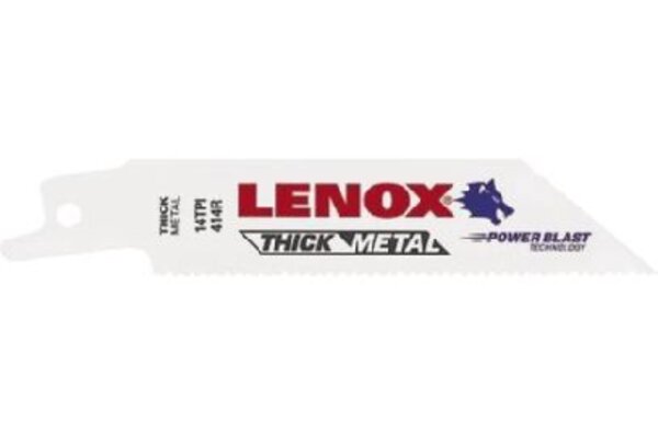 Lenox 20550414R General Purpose Reciprocating Blade Front View