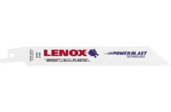 Lenox 20562610R General Purpose Reciprocating Blade Front View