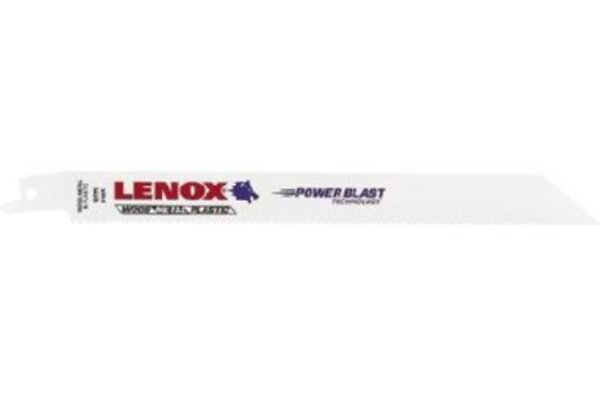 Lenox 20580810R General Purpose Reciprocating Blade Front View