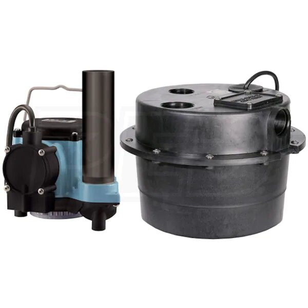 Little Giant WRSC-6 Drainosaur Water Remover System For Use Where Gravity Drainage is Impossible or Impractical, 115 Volts, 50/60 Hz, 9 Amps, 3/10 HP Front View
