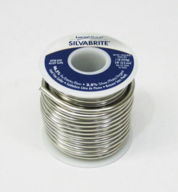 Lucas-Milhaupt 56619 Silver Bearing Solder Side View