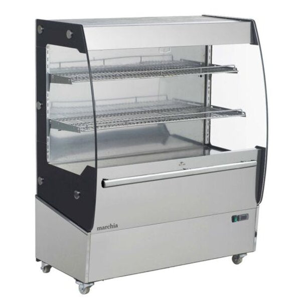 Marchia MHS200 40" Open Heated Display Warming Case Grab and Go Side View