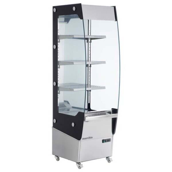Marchia MHS220 Open Heated Display Warming Case Grab and Go Side View