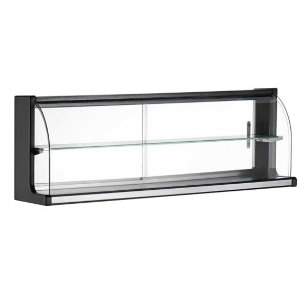 Marchia USTAR-T50 52" Dry Curved Glass Countertop Bakery Display Case Side View