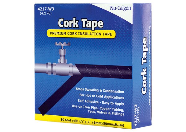 Nu-Calgon 4217-W3 Cork Insulation Tape Side View