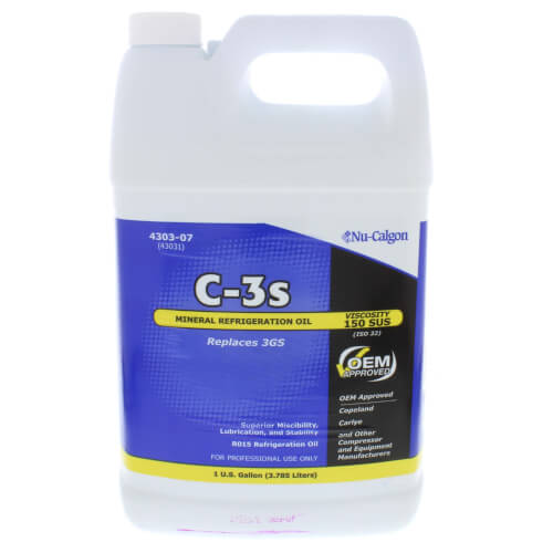 Nu-Calgon 4303-07 Refrigeration Oil, C-3