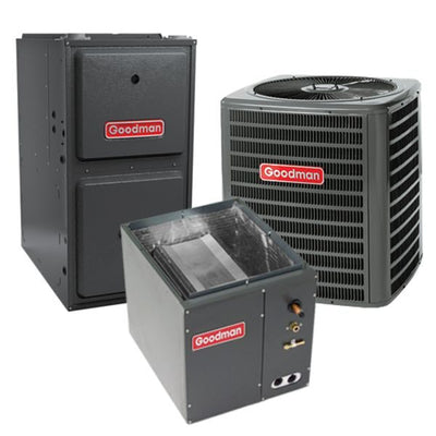 Goodman 3.5 Ton Cooling 14.5 SEER; 80k BTU Heating; 96% AFUE Gas Electric Air Conditioner System << Shipping in 48 States >>