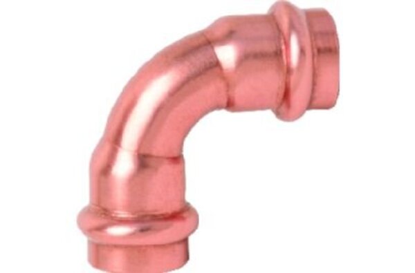 Parker MZK-90E12-HNBR ZOOMLOCK® MAX Press-to-Connect Refrigerant Fitting Side View