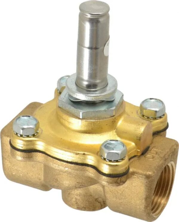Parker 12F23O2148ACF Gold Ring™ General Purpose Industrial Solenoid Valve Side View