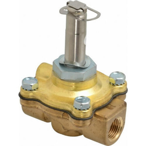 Parker 12FS3C2348ACF Gold Ring™ Steam and Hot Water Industrial Solenoid Valve Side View