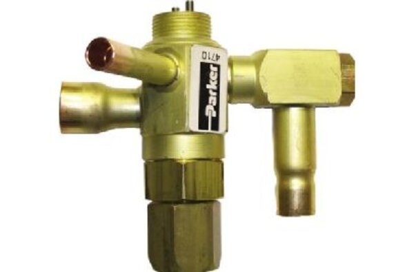 Parker SCE-AA C -Series Interchangeable Expansion Valve Body Front View