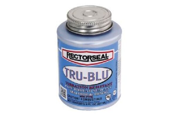Rectorseal 31551 Tru-Blu™ Pipe Thread Sealant with PTFE Front View