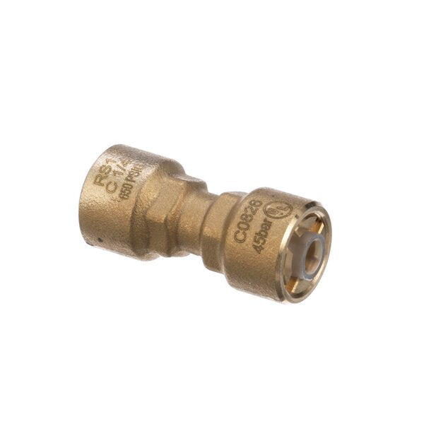 Rectorseal 3/8" Union Quick Connect Push-to-Connect Refrigerant Fitting Side View