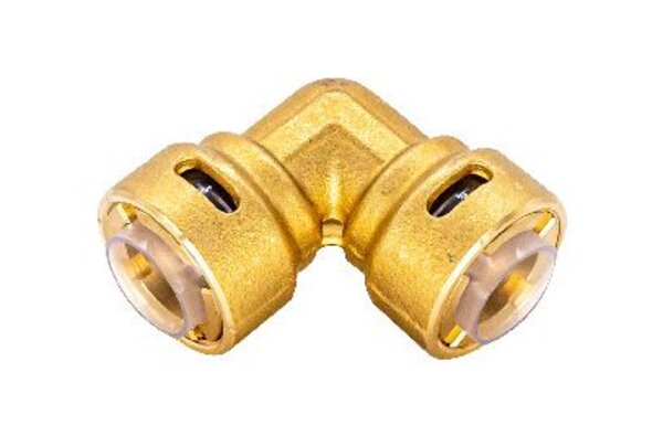 Rectorseal 87028 Elbow Quick Connect Push-to-Connect Refrigerant Fitting Side View