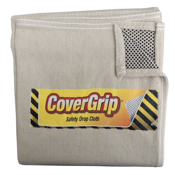Supco CGQD3.5X4 Covergrip Safety Drop Cloth Front View