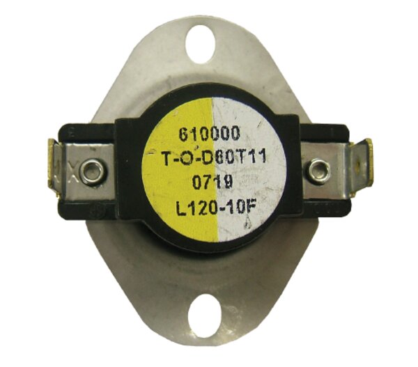 Supco L120 Therm-O-Disc Fan and Limit Thermostat Front View