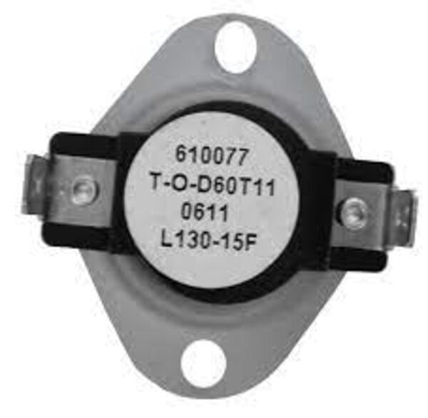Supco L130 Therm-O-Disc Fan and Limit Thermostat Front View