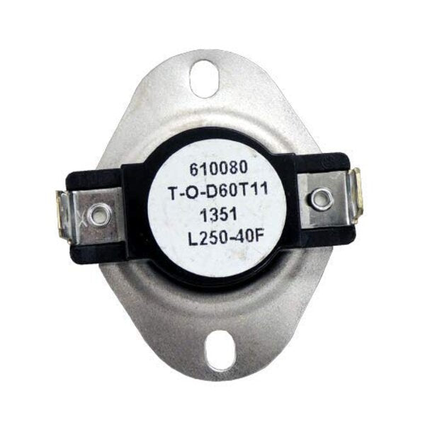 Supco L250 Therm-O-Disc Fan and Limit Thermostat Front View