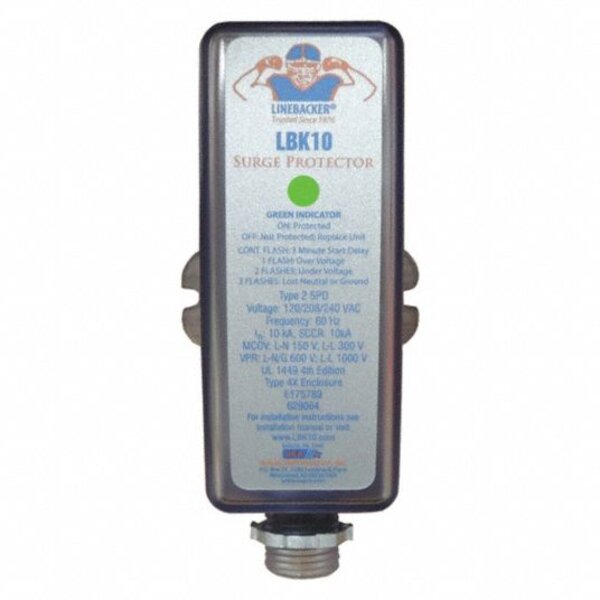 Supco LBK10 Linebacker® Surge Protector & Voltage Monitor Front View