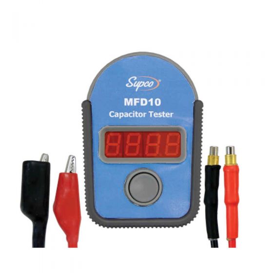 Supco MFD-10 Digital Capacitor Tester Front View