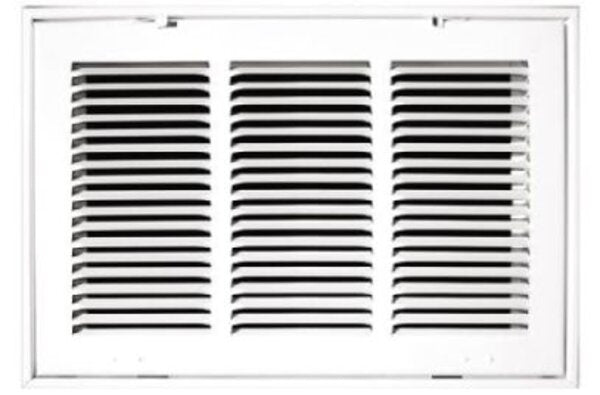 TRUaire 190/14X14 Fixed Bar Return Air Filter Grille Front View