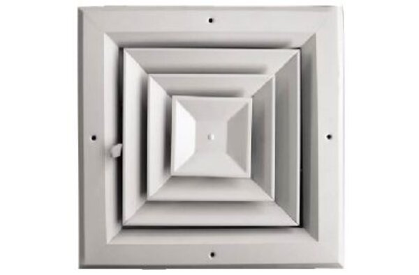 TRUaire A504M/10x10 Square ceiling Diffusers Front View