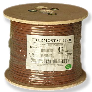 TWR188 18-8 18 Gauge 8 Strand Thermostat Wire - 250' Roll - Budget Air  Supply & Equipment