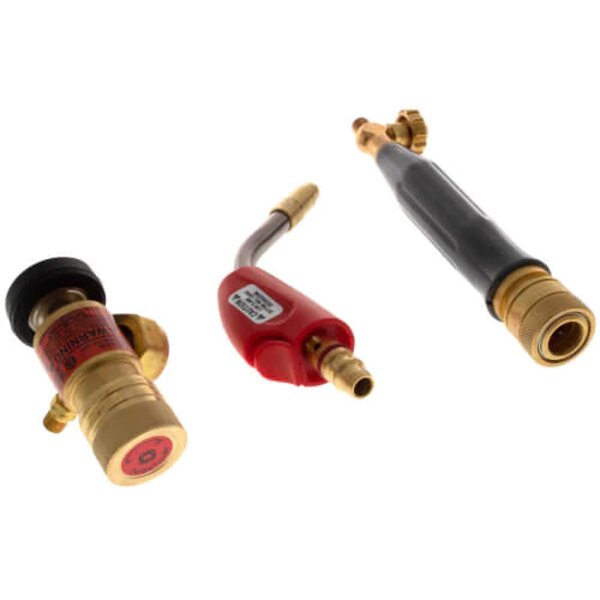 Turbotorch PL-8ADLX-B Self-Igniting Air Acetylene Torch Kit Side View