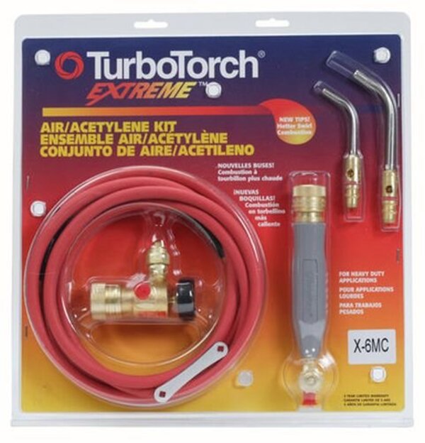 Turbotorch X-6MC Air-Acetylene Kit Front View