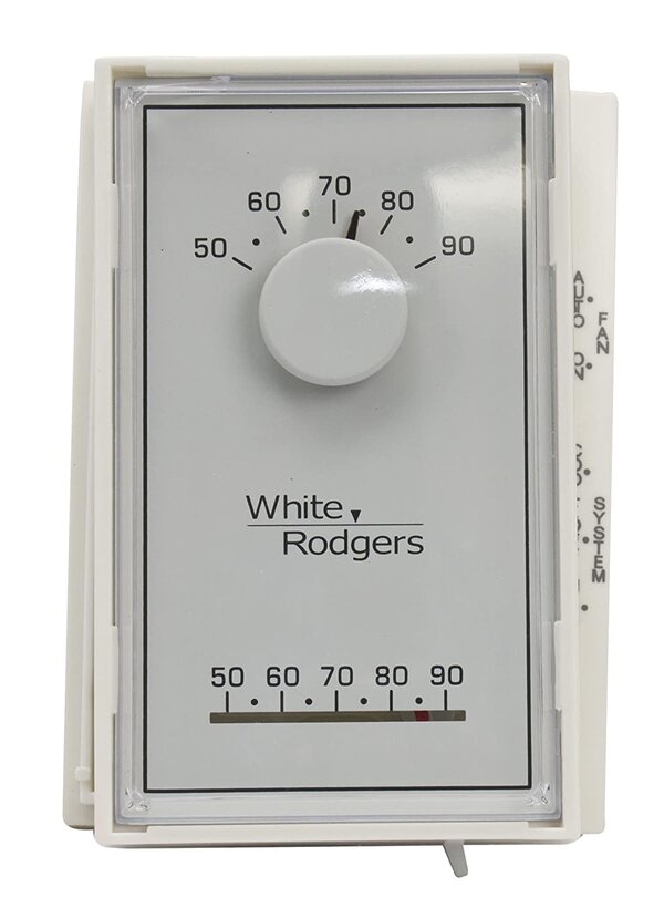 White-Rodgers 1E56N-444 Mechanical Mercury Free Thermostat Side View